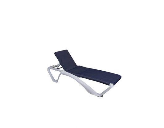 Marina Sunlounger White Denim