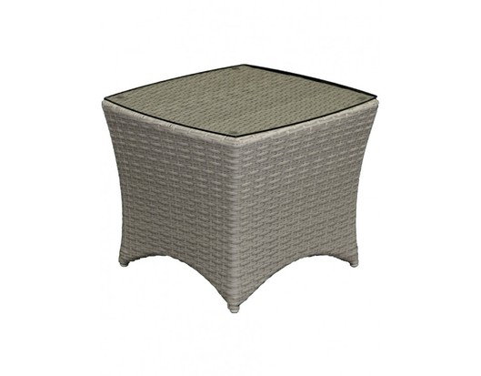 Boat Wicker Side Table